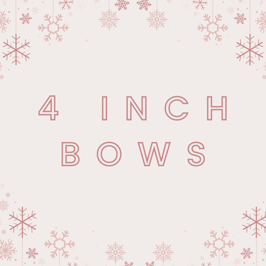 4 Inch Bows